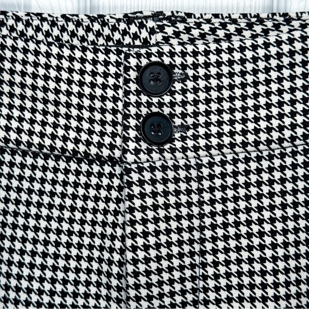 Studio Torrid Houndstooth Bootcut Luxe Ponte Trouser Pants 22S Stretch Classic - Picture 10 of 15